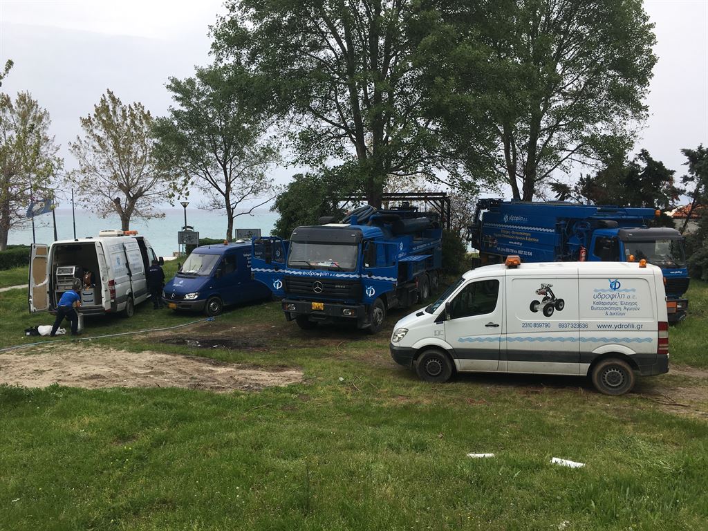 Εργασίες καθαρισμού αντλιοστασίων λυμάτων στον Δήμο Κασσάνδρας